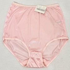 JCPenney Adonna Nylon Panty Pink Womens 6 Underwear Brief Vintage New W/ Tags