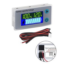 Battery Capacity Tester with LCD Display for 10 100V Lithium Batteries