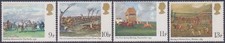 SET GB QEII 1979 HORSE RACING PAINTINGS 9p-13p MNH Stamps SG1087/1090