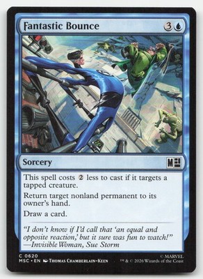 Fantastic Bounce 620 MSC Commander: Marvel Super Heroes Magic MTG NM