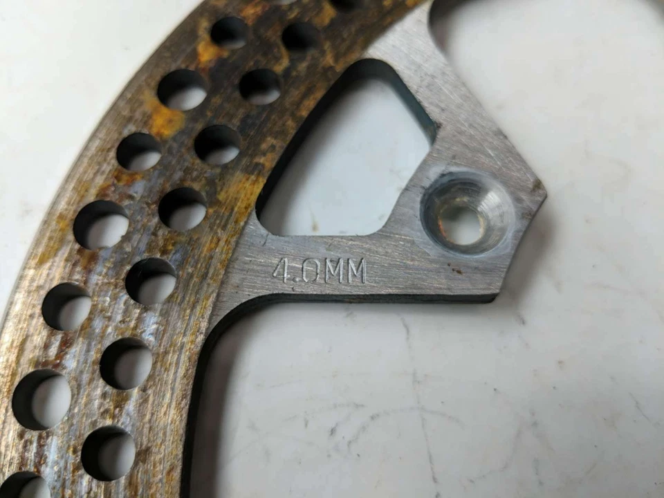 Rotor de freno de disco trasero INV 21 Suzuki DRZ400SM DRZ 400 Foto 2 de 4