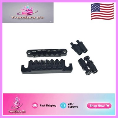 Ultimate Black Tune-O-Matic Bridge with Tailpiece for Epiphone & Import Guitars
