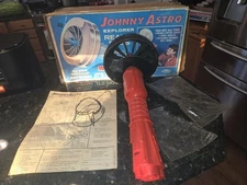 Vintage 1967 Johnny Astro Portable Controlled Space Flight Explorer w/Box Works