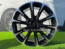 4X R17 Pouces 5x110 Jantes Noires Poli Style Fiat 500: S'adapte Pour 500X, Croma