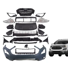 For Ford EcoSport 2018-2020 Front Bumper/Air Intake&Guide/Grille/Fog Light 21Pcs