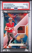 2024 PANINI DONRUSS LEATHER KINGS STUDIO SERIES JALEN MCMILLAN 37/49 PSA 5