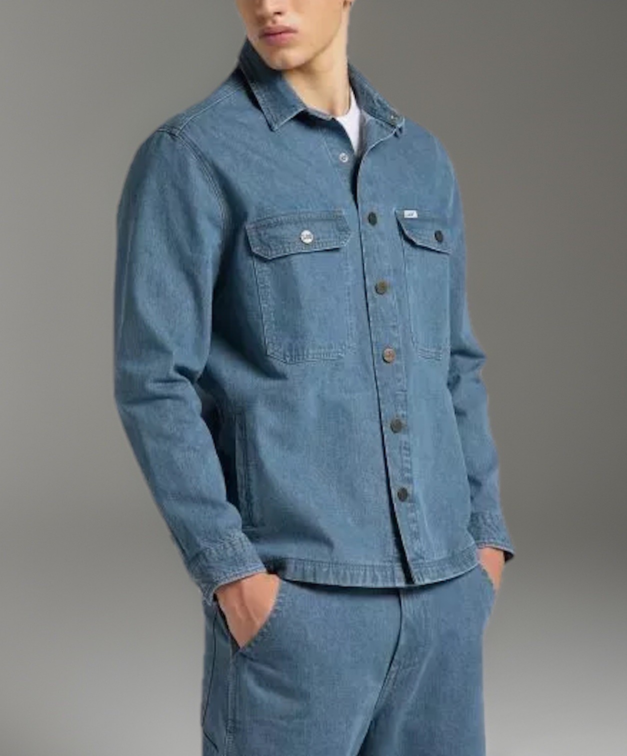 ALTRA Lee Abbigliamento da Lavoro Sopracamicia L68DMM0J Grigio Bala M