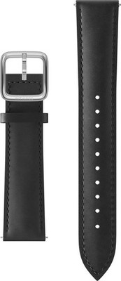 WITHINGS - Kalbsleder, schwarz, 20 mm, graue Schließe - 3700546704628