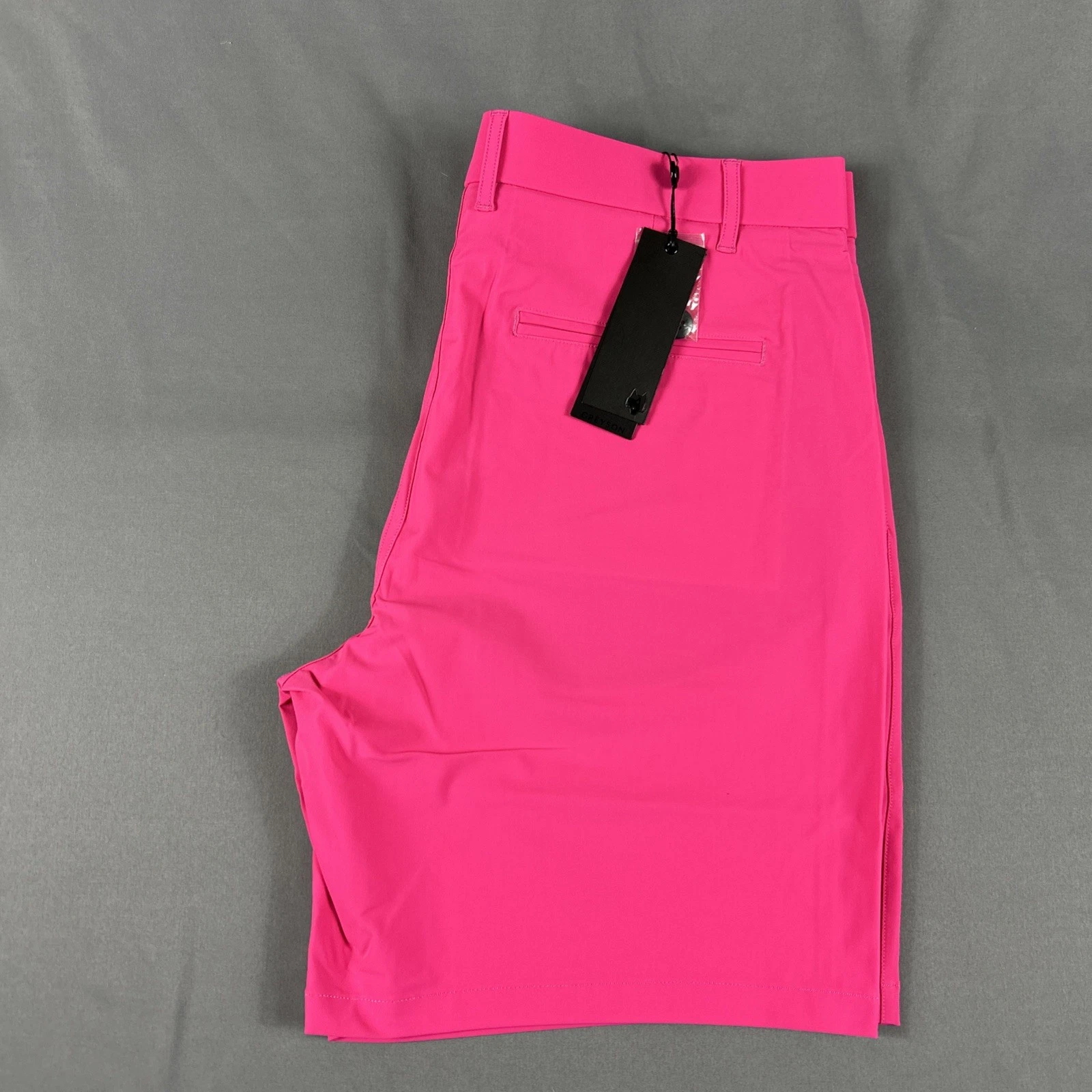 Greyson Golf Shorts Montauk Polyamide 36 x 8 Glass Eye Pink NWT MSRP $118