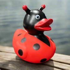 Ladybug Rubber Duck Ducking Jeeps Cruise Ducks - Fast US Shipping