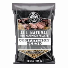 100% All-Natural Hardwood Competition Blend BBQ Grilling Pellets, 40 Pound Bag