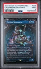 2023 MTG Cresting Mosasaurus EMBOSSED FOIL #028 PSA 9 Jurassic World RARE