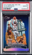 2023 Panini One and One Jalen Brunson Downtown #23 PSA 10 💎 