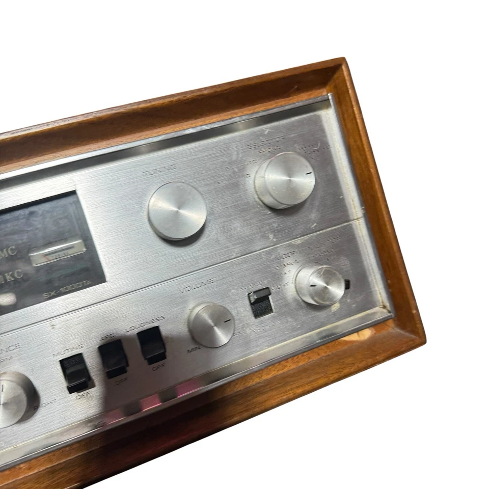 ¡Raro! Pioneer SX-1000TA 1969 tubo híbrido/receptor AM/FM de estado sólido 120 W prueba S2 Foto 4 de 4