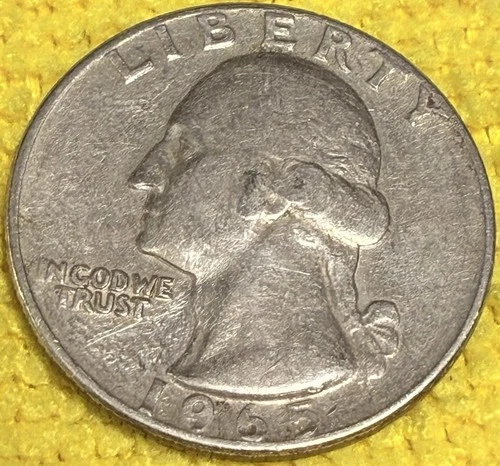 1965-P Washington Quarter — photo from the most recent tracked eBay sale