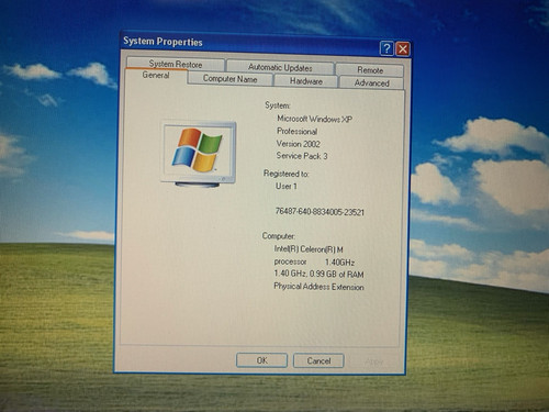 Dell Inspiron B130 Laptop Intel Celeron M 1,4GHz 1gb RAM 40gb HDD Windows XP - Bild 2 von 8