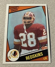 Darrell Green 1984 Topps #380 Washington Redskins (RC)