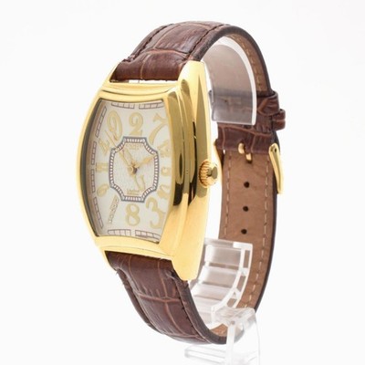 COGU Limited Edition Automatic Men's Watch Ivory Dial Leather Band