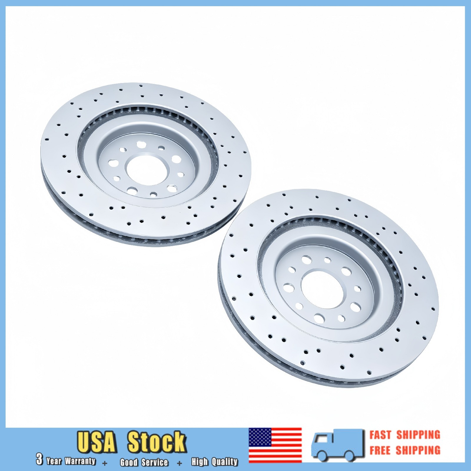 Maserati Ghibli 2017-2021 Rear Brake discs 2 pcs P/N 670035019