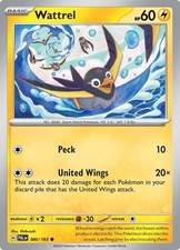 Wattrel - 080 - SVPAE 080 Pokemon - Light Play