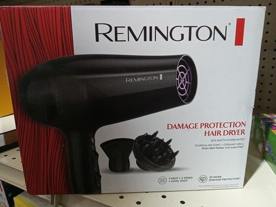 Remington D3190D 1875W Damage Protection Hair Dryer - Black