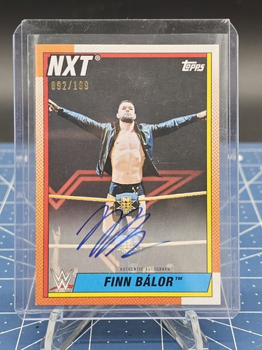 FINN BALOR 2021 Topps WWE Heritage A-FB AUTO PARALLEL 90/199 - NXT
