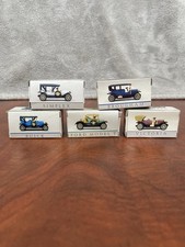 Lot Of 5 Vintage Readers Digest Collectible Miniature Diecast Classic Cars