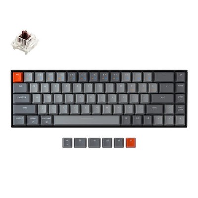 Keychron K6 Wireless Mechanical Keyboard - Aluminum Frame -  Gateron G Pro Brown