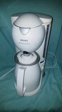 Krups Aroma Control Coffee Maker With Thermal Carafe 10 Cup Model 1997 Off White