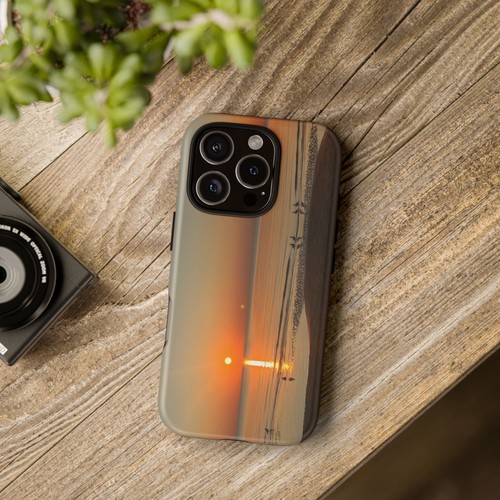 Phone Cases, Chicago Lake Michigan Sunrise Cityscape Skyline Tough Cover, Birds - 第 7/258 張圖片