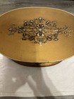 Mid Century Jewelry/Music Box 3D Relief Flowers Works — photo 3