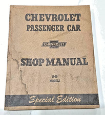 Vintage 1949 Chevrolet Passenger Car Shop Man...