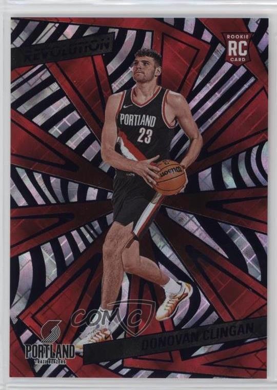 2024-25 Panini Revolution Rookies Cosmic /99 Donovan Clingan #108 13kb