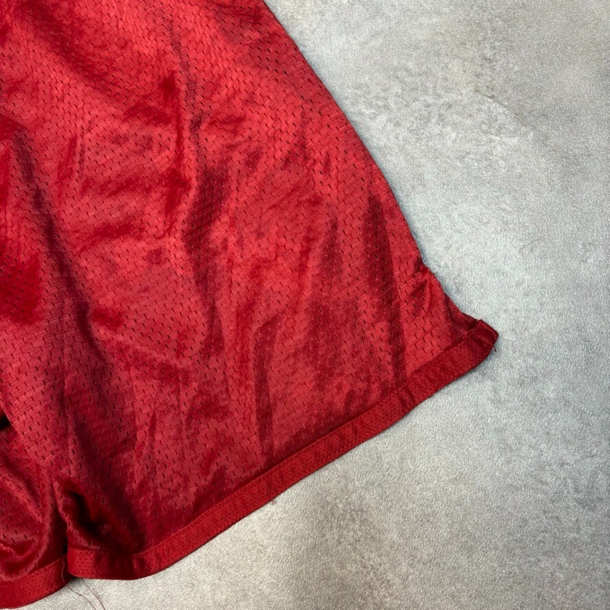 Starter Shorts Mens Y2K Vintage Summer Gym Running Bottoms, Red, Small image 7