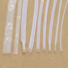 4:1 PTFE 600v Tef-lon Heat Shrink Shrinkable Tube Transparent Diameter 2mm-9.6mm
