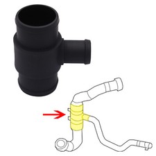 Radiator Coolant Hose Tee Connector Fits for 2010-2013 Ford Transit Connect 2.0L