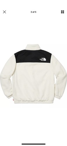 Supreme The North Face TNF Expedition Fleece Jacket White size Large L FW18 NEW - Picture 8 of 12