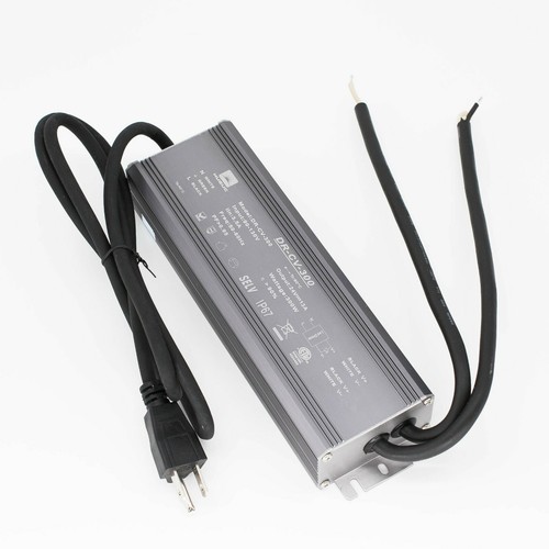ETL LISTED 24v 12.5A 300w LED Light Power Supply Driver Waterproof + AC Plug - Picture 3 of 10