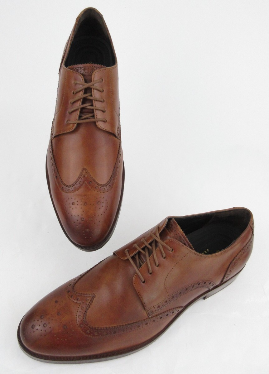Cole Haan Harrison Grand OS Wingtip Dress Shoes Burnised British Tan Sz 11.5 Cole Haan Harrison Grand OS Wingtip Dress Shoes Sz 11  main image 3