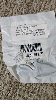 Sea-Doo Water Straght Fitting Out 271001817 New Oem | eBay