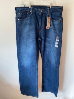 Mens LEVI'S 569 Loose Straight Stretch Blue Denim Jeans NWT 38x32 $59 | eBay