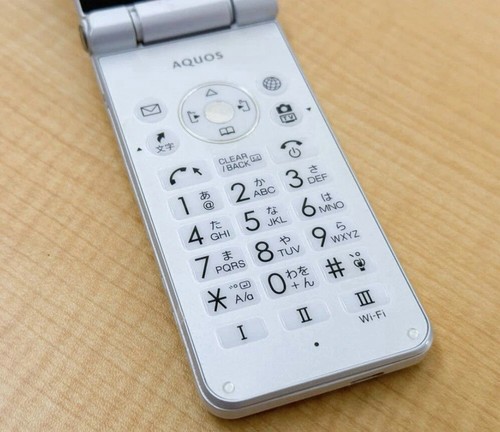 SHARP AQUOS Keitai 2 601SH 602SH White Flip phone Unlocked SIM Japan - Picture 6 of 8
