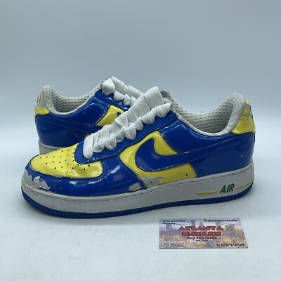 Size Nike Air Force Premium Brazil World Cup Blue Yellow