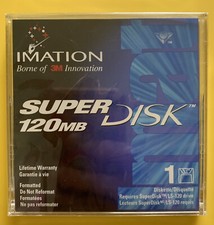 IMATION 120MB Super Disk LS 120 Single Disk Sealed