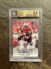 2012 Leaf Young Stars Russell Wilson Rookie RC #RW1 BGS 9.5/10 Auto Steelers QB1