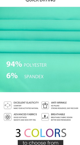 Schnelltrocknende elastische Stoff Peelings Frau OP Uniformen Salon Arbeitskleidung - Bild 9 von 18