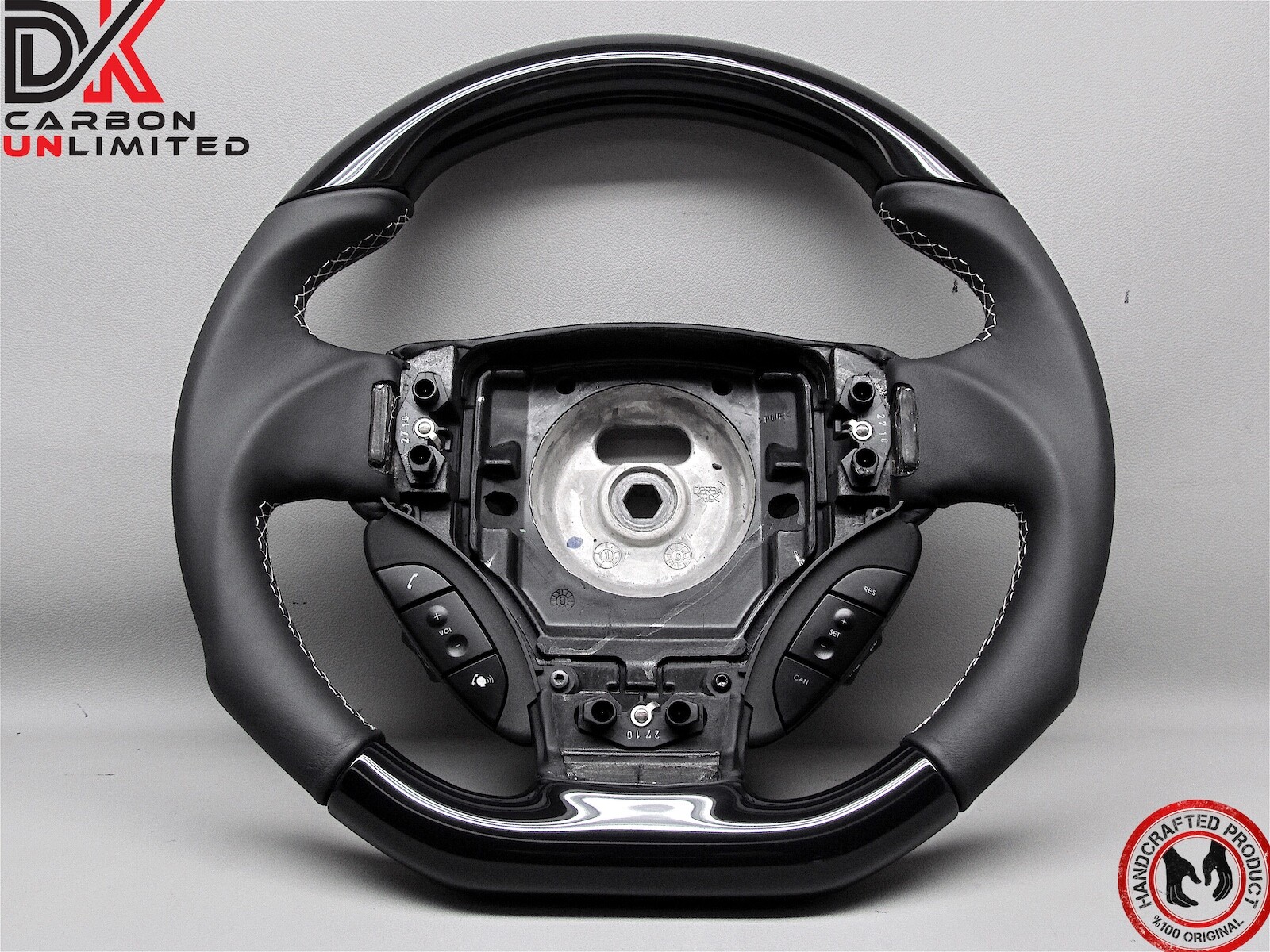 Aston Martin DBS Rapide DB9 Vantage Virage Alcantara Piano Black Steering Wheel