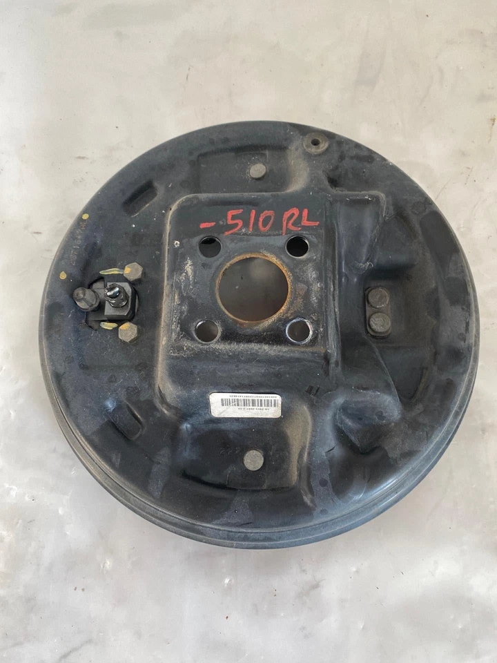 Nissan Versa 2018 sedán placa de freno trasera lado del conductor izquierdo LH OEM Foto 2 de 4