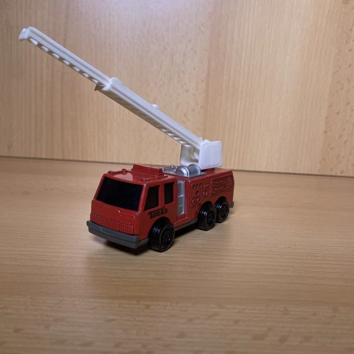 Tonka Firetruck Small Fire Engine Ladder Lift 4" Diecast Vehicle 1992 Vintage