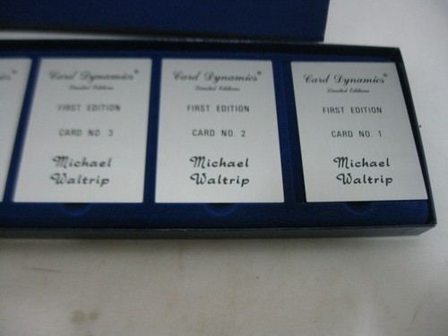 First Edition NASCAR Michael Waltrip Pennzoil #30 Metal Trading Card Set 1992 - Picture 6 of 9